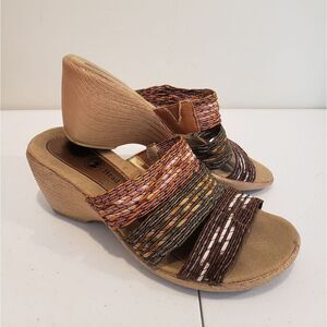 Duck Head Multi-Color Wedge Sandals